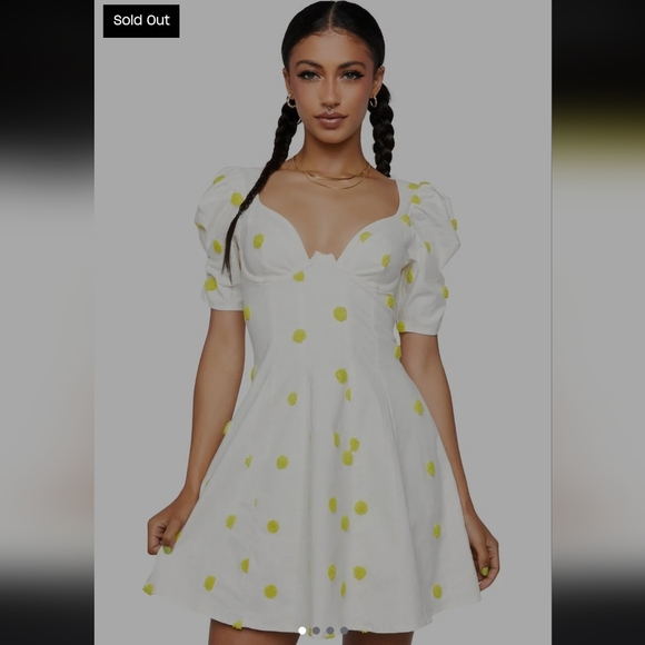 For Love & Lemons Claude Mini Dress - Picture 2 of 16